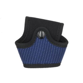 NYLON FABRIC OPEN HANDCUFF HOLDER WITH REFLECTIVE FILAMENTS
