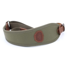 BRETELLA DA CARABINA IN CORDURA E CUOIO GRASSO CON FIBBIE