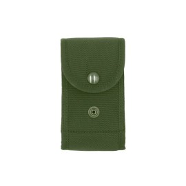 DOUBLE NYLON MAGAZINE HOLDERS WHITE TYPE