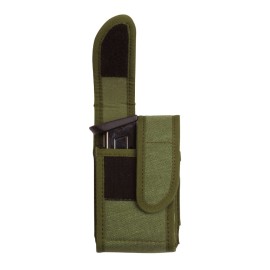 SUPPORT POUR 2 CHARGEURS DE PISTOLET EN CORDURA REMBOURRÉ...