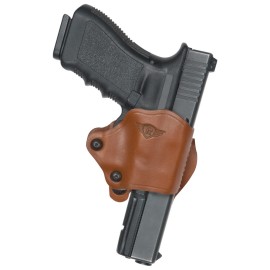 "MINIMALIST" LEATHER HOLSTER WITH DOUBLE RETENTION SCREW