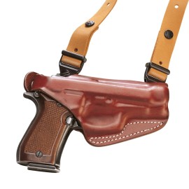 BIUSO HORIZONTAL AXILLARY LEATHER HOLSTER