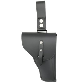 CLOSED LEATHER HOLSTER WITH LOOP + LACES/BOTT.