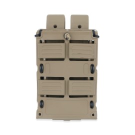 PORTE CHARGEUR DOUBLE CAL.9 PISTOLETS/MP5/MP7 -...